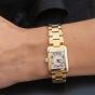Frederique Constant Ladies Carree Gold Tone Watch FC-200MCDC25B