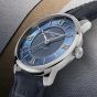 Frederique Constant Premiere Blue Dial Leather Strap Watch FC-301N3B6