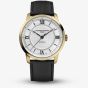 Frederique Constant Premiere Gold Tone Leather Strap Watch FC-301S3B5