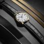 Frederique Constant Premiere Gold Tone Leather Strap Watch FC-301S3B5