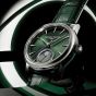 Frederique Constant Mens Moonphase Date Green Dial Watch FC-716GR3H6