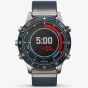  Garmin Mens Marq Captain Titanium Blue Fabric Strap Smartwatch 010-02006-07 