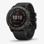 Garmin Unisex Fenix 6X Pro Solar Edition Black Rubber Strap Watch 010-02157-21 