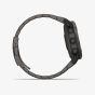 Garmin Unisex Fenix 6 Pro Solar Edition Titanium Carbon Grey DLC Bracelet Watch 010-02410-23 