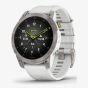 Garmin Mens Epix2 47mm Titanium Silver Case Smartwatch 010-02582-21