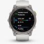 Garmin Mens Epix2 47mm Titanium Silver Case Smartwatch 010-02582-21