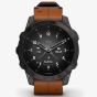 Garmin epix 2 47mm Black Case & Leather Strap Smartwatch 010-02582-30