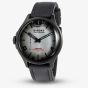 U-BOAT Mens Darkmoon Kama Grey Multi-Tone Dial Black Leather Strap Watch U3339