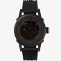 U-BOAT Mens U-65 Skeleton Dial Black Rubber Strap Watch U3349