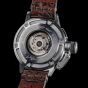 U-BOAT Mens Classico U-46 Yellow Dial Leather Strap Watch U4647