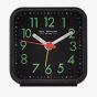  Hometime Standard Black Square Alarm Clock 5154B