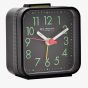  Hometime Standard Black Square Alarm Clock 5154B