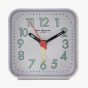  Hometime Standard White Square Alarm Clock 5154W