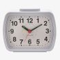  Hometime White Obolong Alarm Clock 5184W