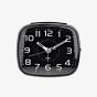 Hometime Black Square Alarm Clock 5381BK