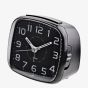 Hometime Black Square Alarm Clock 5381BK