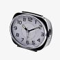 Hometime Black Oval Alarm Clock 5382BK