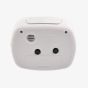 Hometime White Oval Alarm Clock 5382W