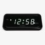 Acctim Cory Black LED Smart Connector Alarm Clock 16542