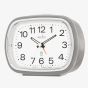 Acctim Camille Grey White Dial Alarm Clock 15467
