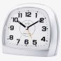 Acctim Sensa-Light Three White Dial Silver Alarm Clock 14697