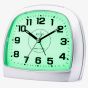 Acctim Sensa-Light Three White Dial Silver Alarm Clock 14697