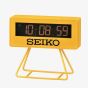Seiko Sports Yellow Digital Dial Rectangle Alarm Clock QHL062Y