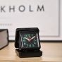 Hometime Black Travel Alarm Clock 5165B