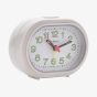 Hometime White Oval Beep Alarm Clock 5155W