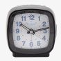 Hometime Cushion Shape Black Alarm Clock 5205B