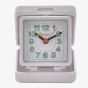Hometime White Travel Alarm Clock 5165W