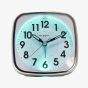 Hometime Square White Alarm Clock 9767W