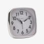 Hometime Square White Alarm Clock 9767W