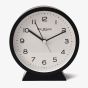 WM Widdop Black Flat Base Alarm Clock 5376B