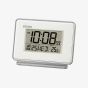 Seiko Clocks White Digital Dual Alarm Clock QHL068W