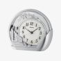 Seiko Clocks Silver Mantel Clock QXN232S