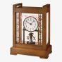 Seiko Decorative Rotating Pendulum Wooden Mantel Clock QXN235B