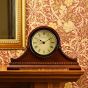 Brown Wooden Napoleon Mantel Clock W2645