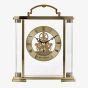 Gold Skeleton Movement Mantel Clock W2918