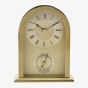 WM Widdop Arched Gold Mantel Alarm Clock W2844