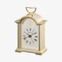 Seiko Clocks Gold Plated Mantel & Carriage Clock QHE004G