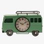 Hometime Metal Green Campervan Mantle Clock W2998