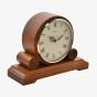 WM Widdop Walnut Round Mantel Clock W2649W
