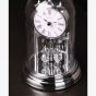 Silver Rotating Pendulum Anniversary Clock W2955