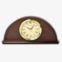 WM Widdop Wooden Half Moon Mantel Clock  W3414