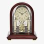 WM Widdop Wooden Rotating Pedulum Mantel Clock W3418