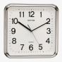 Rhythm Square White Wall Clock CMG466NR19
