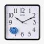 Rhythm Square Black Wall Clock CMG597NR02