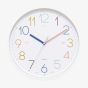 Acctim Afia White Dial Teaching Wall Clock 22752