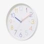 Acctim Afia White Dial Teaching Wall Clock 22752